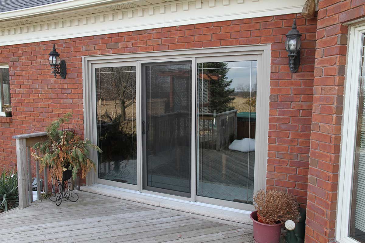 Exterior view of French Sliding Patio Door