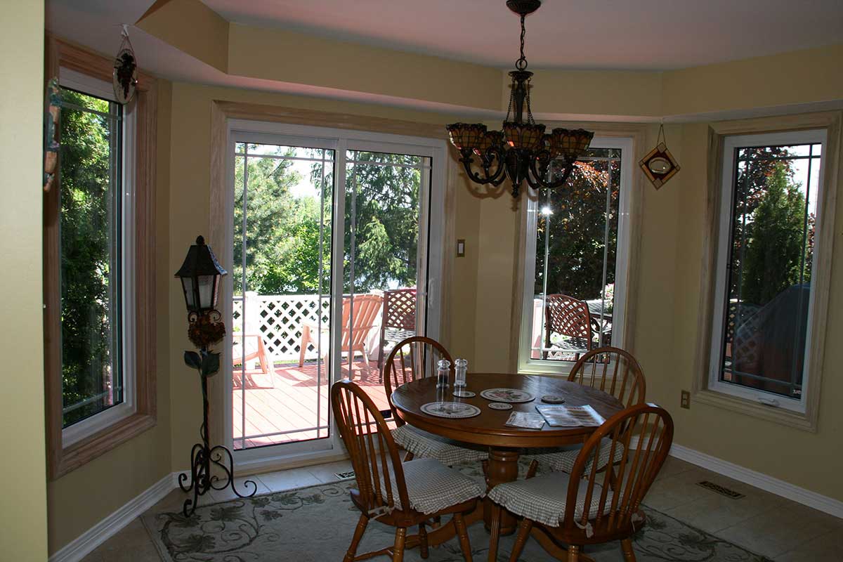 Interior view of French Sliding Patio Door