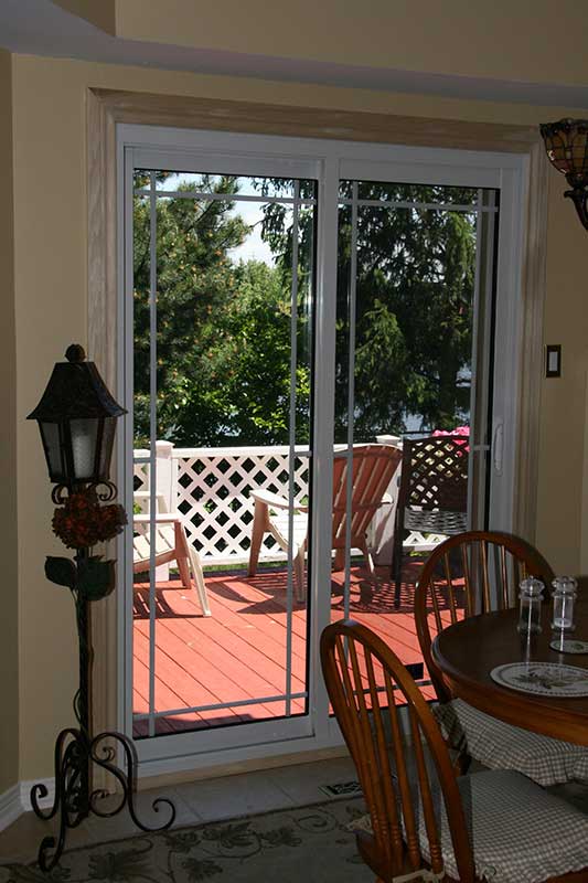 Interior view of French Sliding Patio Door