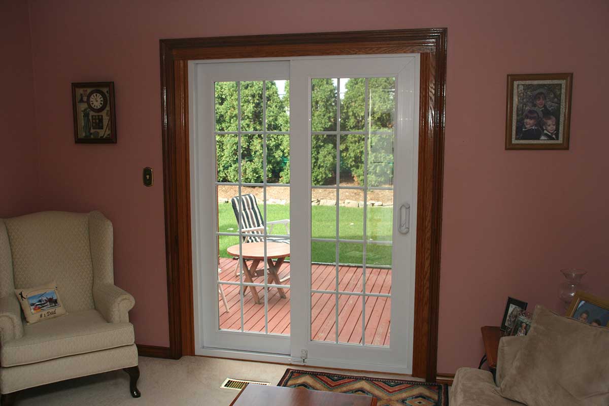 Interior view of French Sliding Patio Door