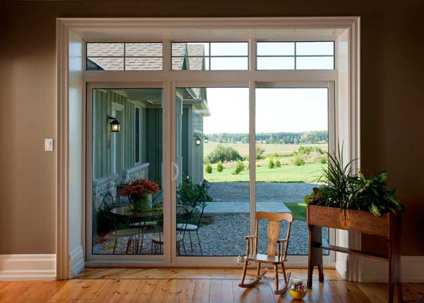 Interior view of French Sliding Patio Door