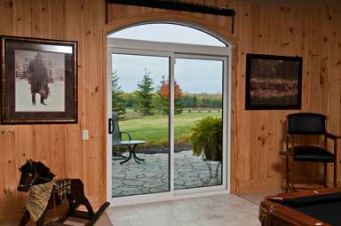 Interior view of French Sliding Patio Door