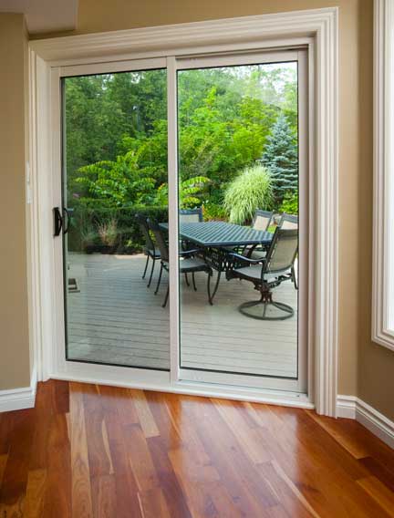 Interior view of French Sliding Patio Door