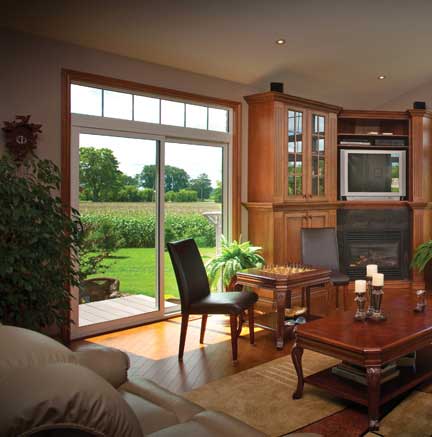 Interior view of French Sliding Patio Door