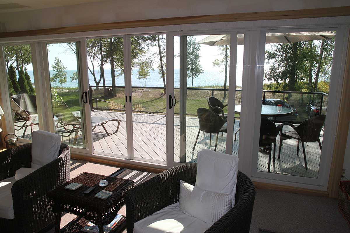 Interior view of French Sliding Patio Door