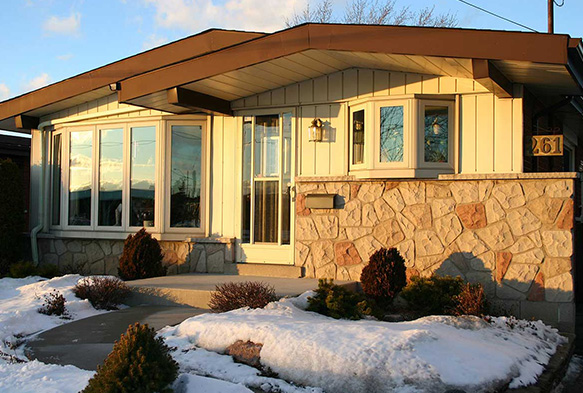 Elevated view of Replacement Bay Window