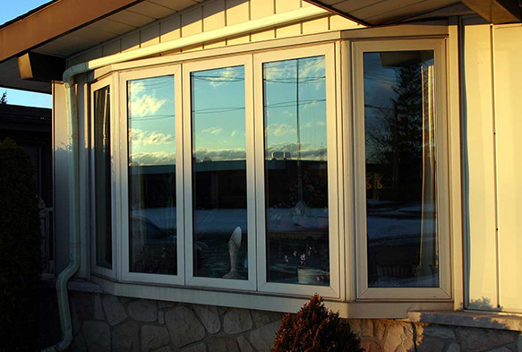 Exterior view of Replacement Bay Window
