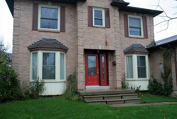 Elevated view of Replacement Hung Window