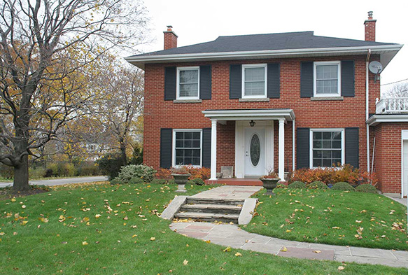 Elevated view of Replacement Hung Window