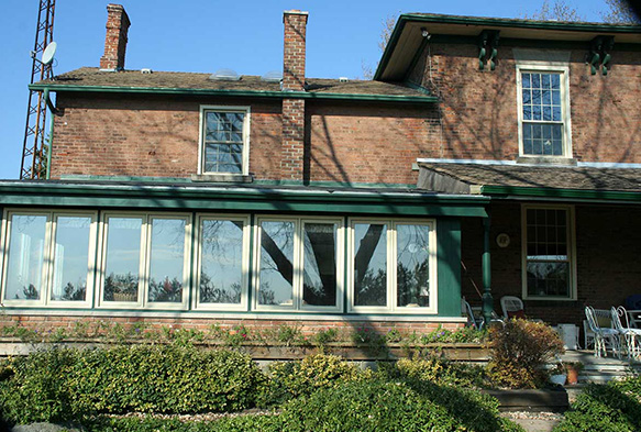 Elevated view of Replacement Hung Window