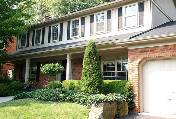 Elevated view of Replacement Hung Window