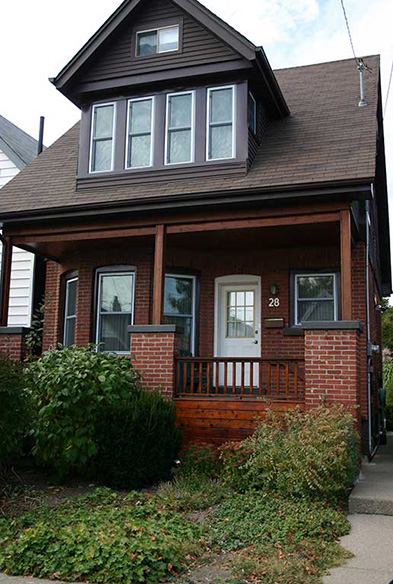 Elevated view of Replacement Hung Window