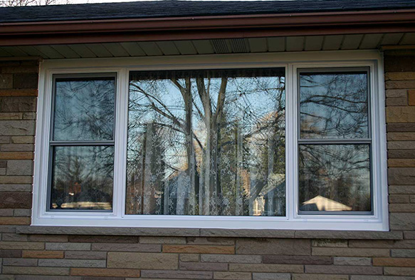 Exterior view of Replacement Hung Window