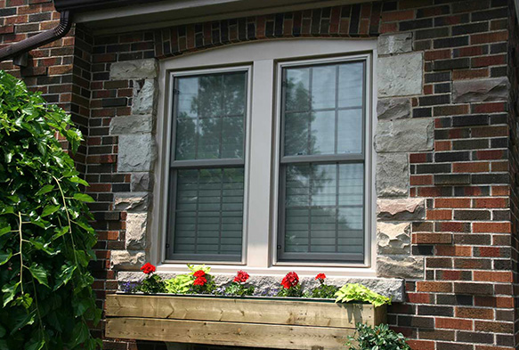 Exterior view of Replacement Hung Window