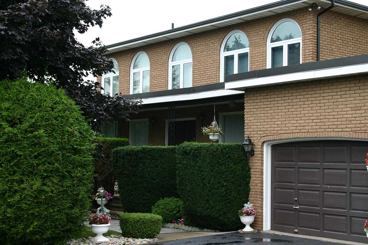 Elevated view of Replacement Shaped Window