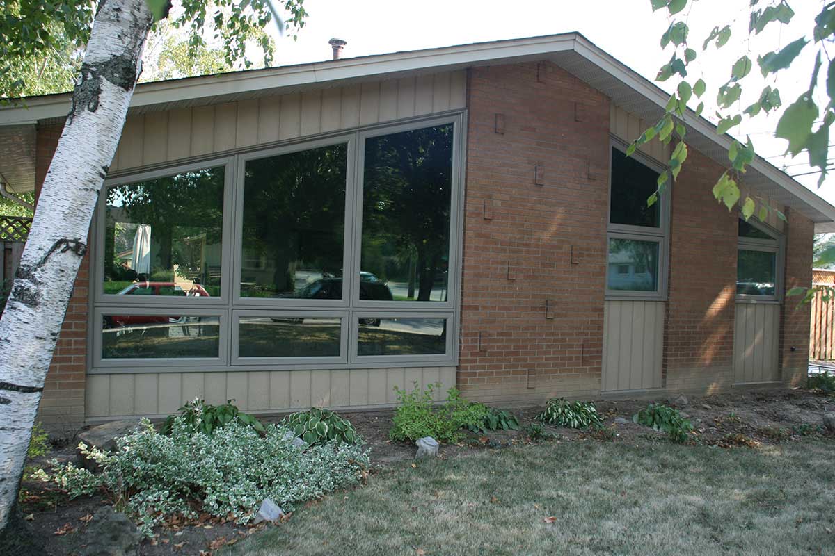Elevated view of Replacement Shaped Window