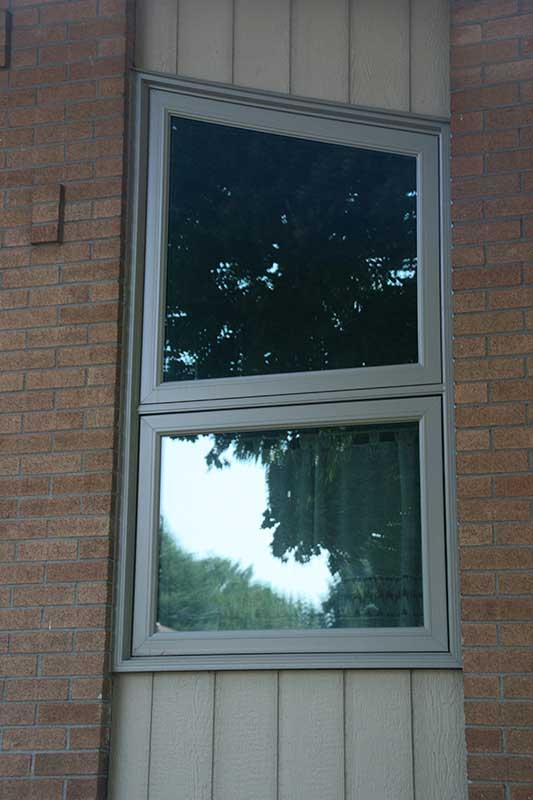 Exterior view of Replacement Shaped Window