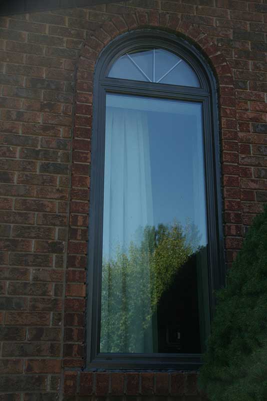 Exterior view of Replacement Shaped Window