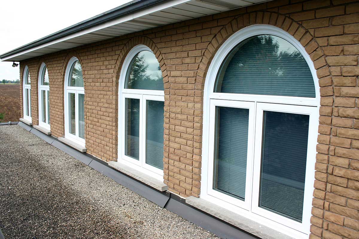 Exterior view of Replacement Shaped Window