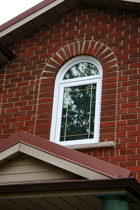 Exterior view of Replacement Shaped Window