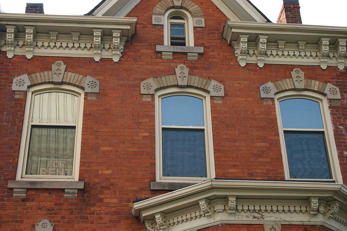 Exterior view of Replacement Shaped Window