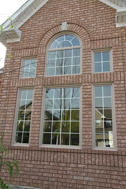 Exterior view of Replacement Shaped Window